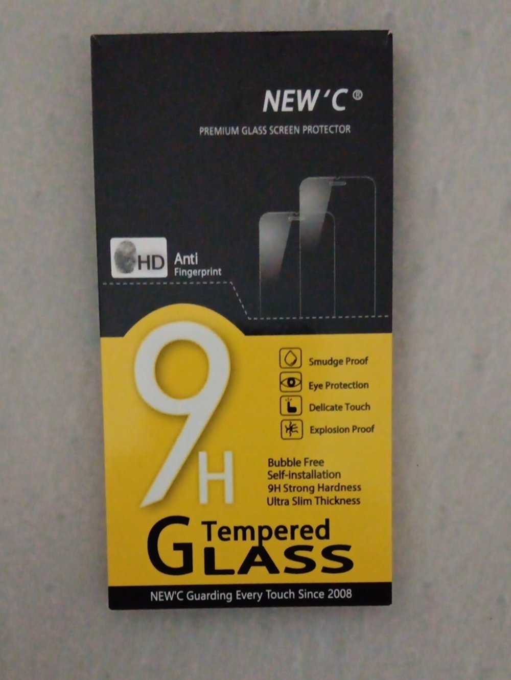 Samsung Galaxy A53 5g Tempered Glass Screen Protector - Black & Yellow Packaging